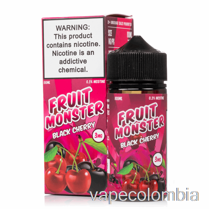 Vape Recargable Cereza Negra - Fruit Monster - 100ml 0mg